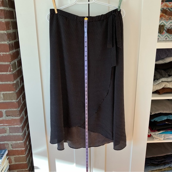 Polka dot faux wrap skirt - Picture 4 of 5